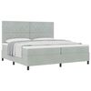 vidaXL Boxrug&oacute;s &aacute;gy matracmal Vil&aacute;gossz&uuml;rke 200 x 200 cm B&aacute;rsony