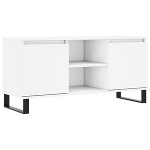 vidaXL feh&eacute;r szerelt fa TV-szekr&eacute;ny 104 x 35 x 50 cm