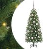 vidaXL Mű kar&aacute;csonyfa Z&ouml;ld 120 cm PE &eacute;s PVC