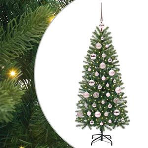 vidaXL Mű kar&aacute;csonyfa Z&ouml;ld 120 cm PE &eacute;s PVC