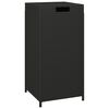 vidaXL fekete polyrattan szemeteskuka 40 x 40 x 80 cm