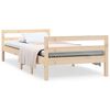 vidaXL t&ouml;m&ouml;r fenyőfa &aacute;gy matrac n&eacute;lk&uuml;l 75 x 190 cm