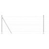 vidaXL Ker&iacute;t&eacute;soszlop Galvaniz&aacute;lt 50 x 1 m Ac&eacute;l