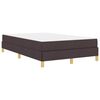 vidaXL Boxrug&oacute;s &aacute;gy matracmal S&ouml;t&eacute;t Barna 120 x 200 cm sz&ouml;vet