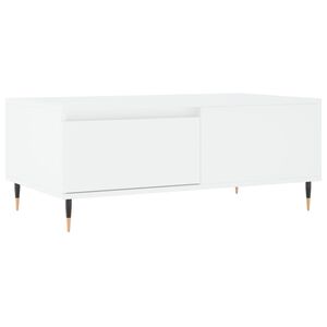 vidaXL feh&eacute;r szerelt fa doh&aacute;nyz&oacute;asztal 90 x 50 x 36,5 cm