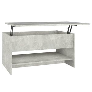 vidaXL betonsz&uuml;rke szerelt fa doh&aacute;nyz&oacute;asztal 80x50x40 cm