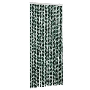 vidaXL z&ouml;ld &eacute;s feh&eacute;r zsen&iacute;lia rovarf&uuml;gg&ouml;ny 90 x 220 cm