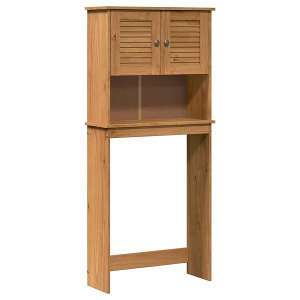 vidaXL Mos&oacute;g&eacute;p Szekr&eacute;ny VIGO Barna &eacute;s M&eacute;zbarna 72,5 x 27 x 161 cm