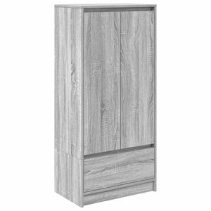 vidaXL sz&uuml;rke sonoma szerelt fa szekr&eacute;ny fi&oacute;kkal 55,5x34x119,5 cm