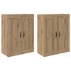 vidaXL Fali szekr&eacute;ny 2 db Artisan t&ouml;lgy 69,5 x 34 x 90 cm Szerelt Fa