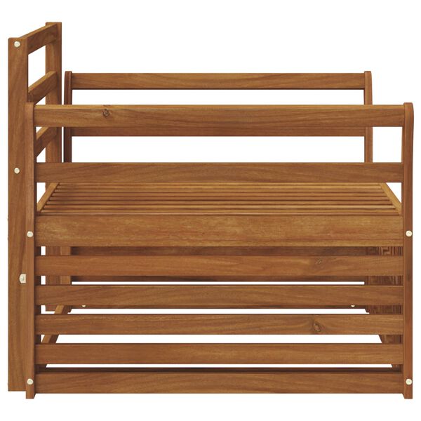 vidaXL 2 Darab Karfa n&eacute;lk&uuml;li kanap&eacute; Term&eacute;szetes