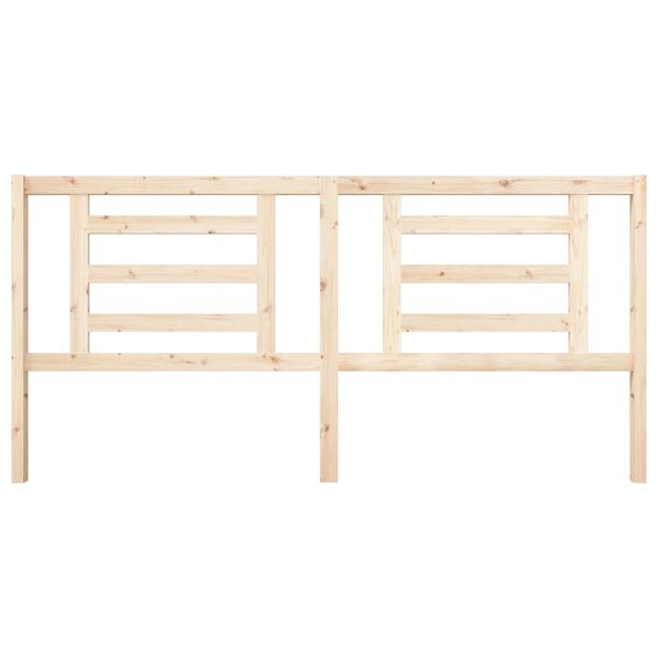 vidaXL t&ouml;m&ouml;r fenyőfa &aacute;gyfejt&aacute;mla 206 x 4 x 100 cm