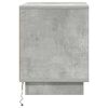 vidaXL &Eacute;jjeliszekr&eacute;ny 2 pcs Beton Sz&uuml;rke 44 x 34,5 x 45 cm Faanyag