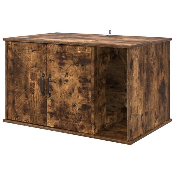 vidaXL Macska H&aacute;z F&uuml;st&ouml;lt t&ouml;lgy 85 x 55 x 50 cm Faanyag