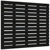 vidaXL fekete t&ouml;m&ouml;r fenyőfa fali fejt&aacute;mla 141 x 3 x 91,5 cm