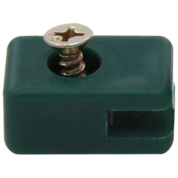 vidaXL 100 szett z&ouml;ld ker&iacute;t&eacute;sdr&oacute;t-fesz&iacute;tő csavarral