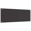 vidaXL Konyhai splashback Sötétszürke 110 x 40 x 0,6 cm edzett üveg
