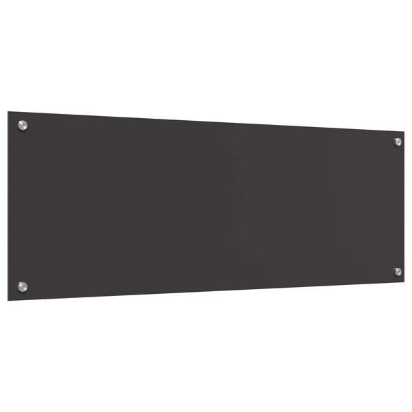 vidaXL Konyhai splashback Sötétszürke 110 x 40 x 0,6 cm edzett üveg