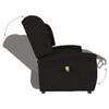 vidaXL 2 személyes fekete szövet dönthető masszázsfotel