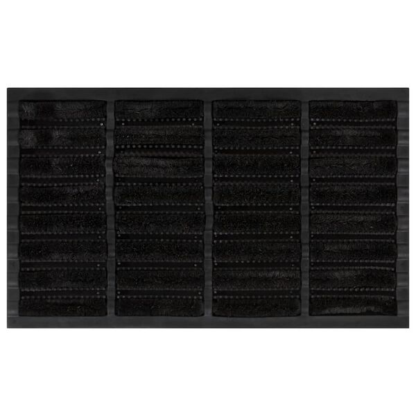 vidaXL n&eacute;gysz&ouml;gletes gumi &eacute;s k&oacute;kuszrost l&aacute;bt&ouml;rlő 45 x 75 cm