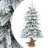 vidaXL Mini havas kar&aacute;csonyfa 45 cm PVC &eacute;s PE Z&ouml;ld &eacute;s Feh&eacute;r