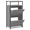 vidaXL sz&uuml;rke sonoma sz&iacute;nű szerelt fa cipőszekr&eacute;ny 60x34x112 cm