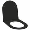 vidaXL WC &uuml;lőke Fekete 47 x 36 x 3,4 cm Duroplast