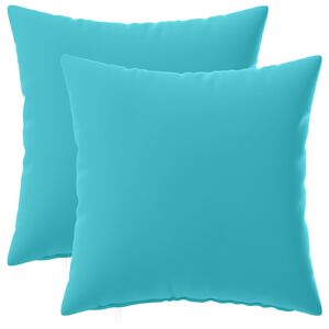 vidaXL P&aacute;rna huzat 2 pcs HEERLEN T&uuml;rkiz 30 x 30 cm Poli&eacute;szter