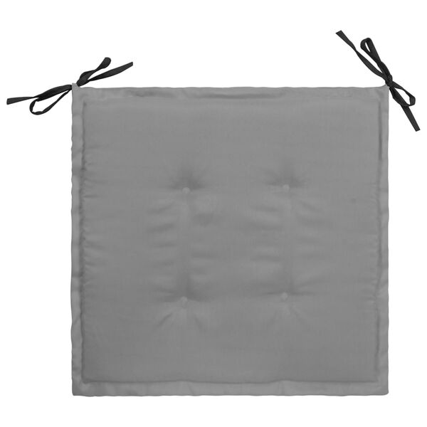 vidaXL 2 db fekete &eacute;s sz&uuml;rke kerti sz&eacute;kp&aacute;rna 50 x 50 x 3 cm