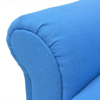 vidaXL kék szövet kanapéágy