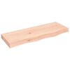 vidaXL kezeletlen t&ouml;m&ouml;r fa f&uuml;rdőszobai pult 80x30x(2-6) cm