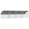 vidaXL Csirkeketrec 4 db Ez&uuml;st 800 x 200 x 200 cm Horganyzott Ac&eacute;l