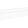 vidaXL Kertker&iacute;t&eacute;s panel 24 db 100 x 30 cm Horganyzott Ac&eacute;l Ez&uuml;st