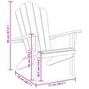 vidaXL Adirondack sz&eacute;k 2 pcs Barna 78 x 77 x 95 cm T&ouml;m&ouml;r Teakfa