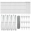 vidaXL Talajra r&ouml;gz&iacute;thető hegesztett dr&oacute;tker&iacute;t&eacute;s 100 x 0,5 m (Sz x M)