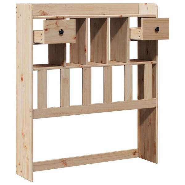 vidaXL tömör fenyőfa fejtámla tárolóval 90 cm