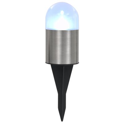 vidaXL 12 db fehér napelemes talajba szúrható LED-lámpa