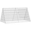 vidaXL Ny&uacute;l Ketrec Ez&uuml;st 110 x 55 x 55 cm Horganyzott Ac&eacute;l