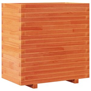 vidaXL viaszbarna t&ouml;m&ouml;r fenyőfa kerti vir&aacute;gl&aacute;da 70x40x72 cm