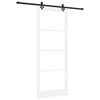 vidaXL Cs&uacute;sz&oacute; ajt&oacute; ORKDAL Feh&eacute;r &eacute;s fekete 93 x 232 cm
