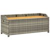 vidaXL sz&uuml;rke polyrattan kerti t&aacute;rol&oacute;pad 120 cm