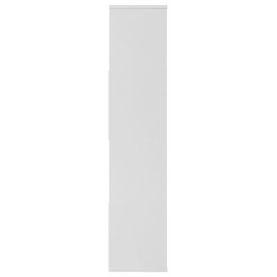 vidaXL fehér forgácslap térelválasztó/könyvszekrény 110 x 24 x 110 cm
