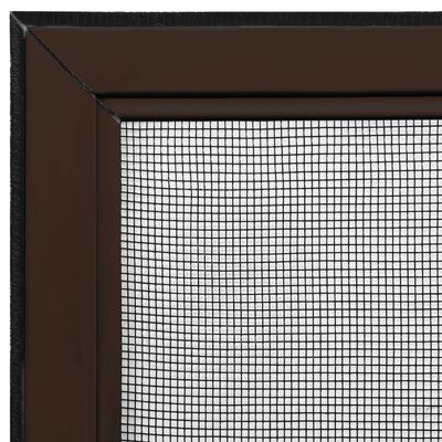 vidaXL barna lehúzható ablakszúnyogháló 70 x 150 cm