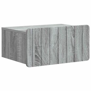 vidaXL Fali &eacute;jjeli szekr&eacute;ny Sz&uuml;rke Sonoma 49 x 34,5 x 24 cm Szerelt Fa