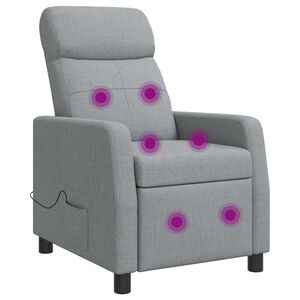 vidaXL Massz&aacute;zs Fotel Vil&aacute;gossz&uuml;rke Sz&ouml;vet