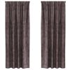 vidaXL B&aacute;rsonyf&uuml;gg&ouml;ny&ouml;k 2 db Barna 225 x 140 cm B&aacute;rsony