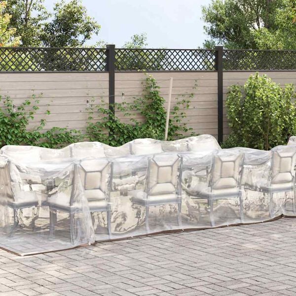 vidaXL &aacute;tl&aacute;tsz&oacute; ponyva lyukaszt&oacute;val 3x6 m polietil&eacute;n