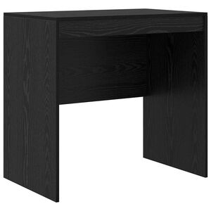 vidaXL Asztal Fekete t&ouml;lgy 80 x 50 x 76 cm
