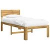 vidaXL Egyszem&eacute;lyes &Aacute;gykeret Fejt&aacute;ml&aacute;val ROSTOCK Feh&eacute;r 75 x 190 cm