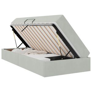 vidaXL &Aacute;gy t&aacute;rol&oacute;val &eacute;s matraccal Vil&aacute;gossz&uuml;rke 90 x 190 cm B&aacute;rsony